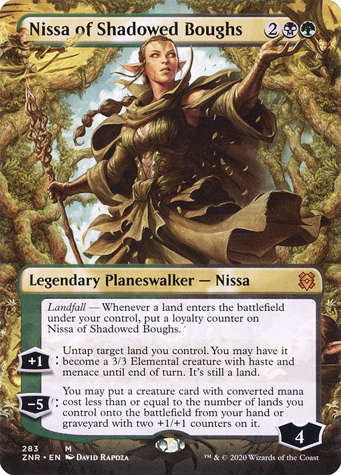 Nissa of Shadowed Boughs from Zendikar Rising