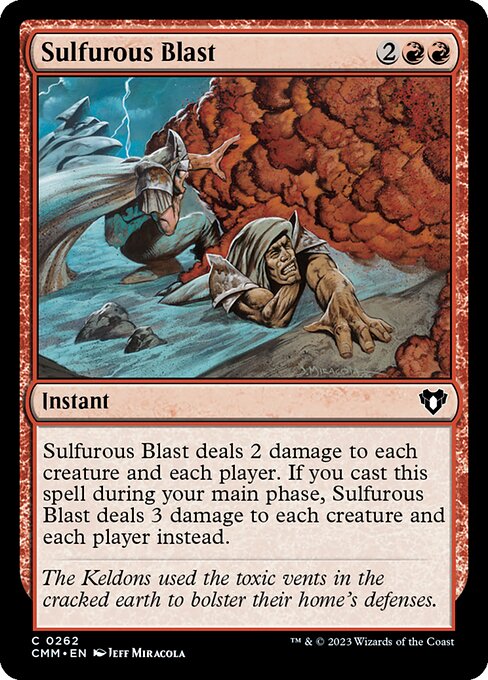 Sulfurous Blast highlighted card art