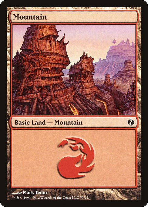 Mountain from Duel Decks: Venser vs. Koth