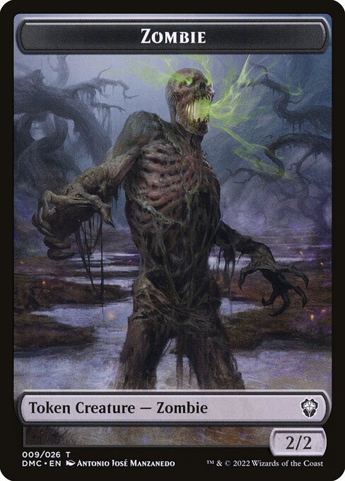 Zombie from Dominaria United Tokens