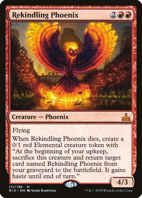 Rekindling Phoenix from Rivals of Ixalan