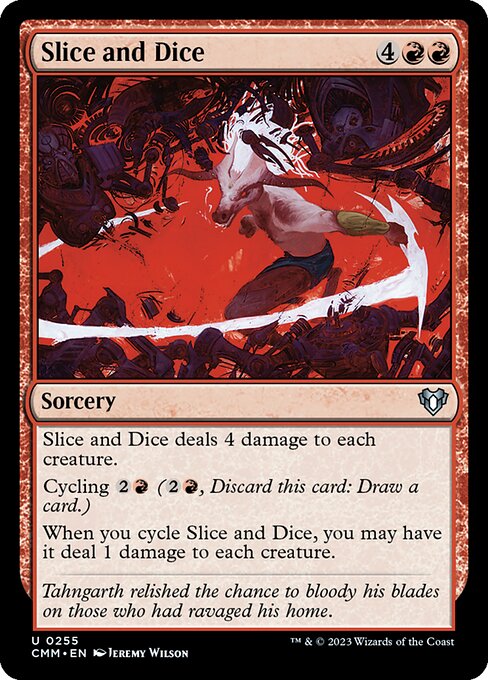 Slice and Dice highlighted card art