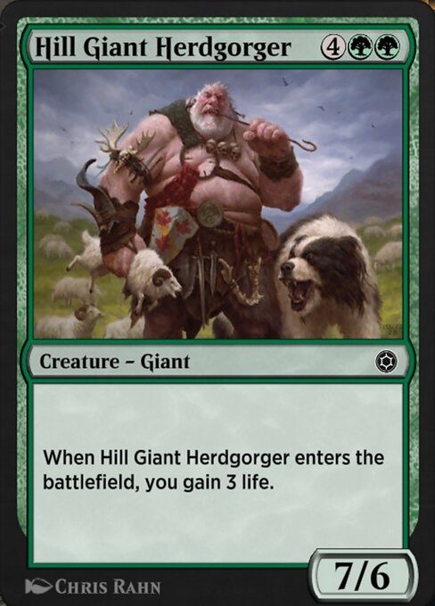 Hill Giant Herdgorger highlighted card art