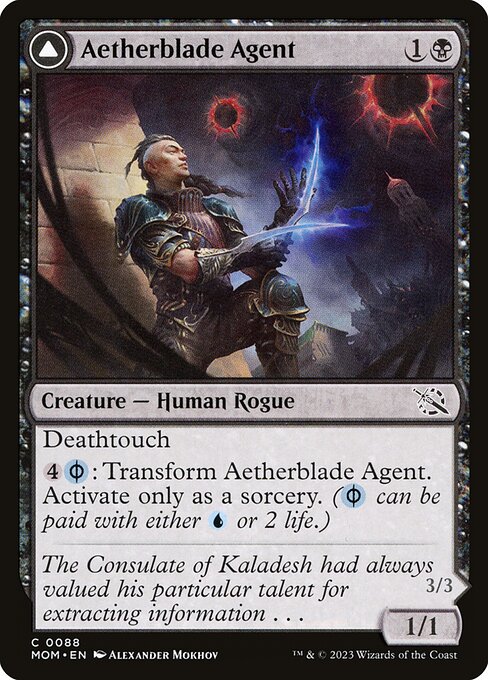 Aetherblade Agent // Gitaxian Mindstinger from March of the Machine