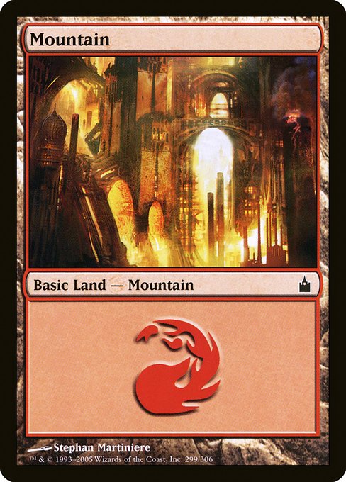 Mountain from Ravnica: City of Guilds