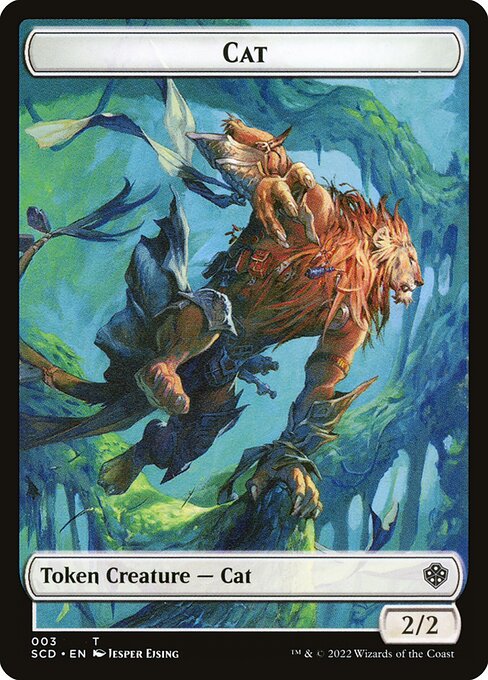 Cat from Starter Commander Deck Tokens