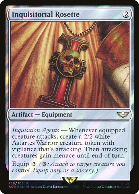 Inquisitorial Rosette from Warhammer 40,000 Commander