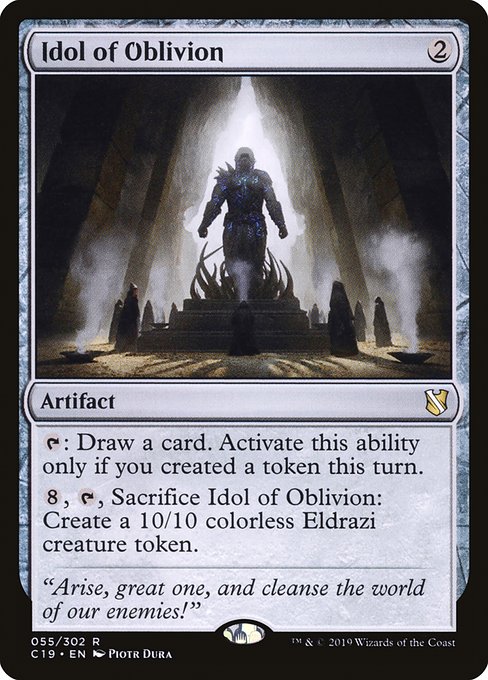 Idol of Oblivion from Commander 2019