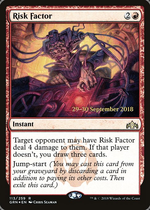 Risk Factor from Guilds of Ravnica Promos