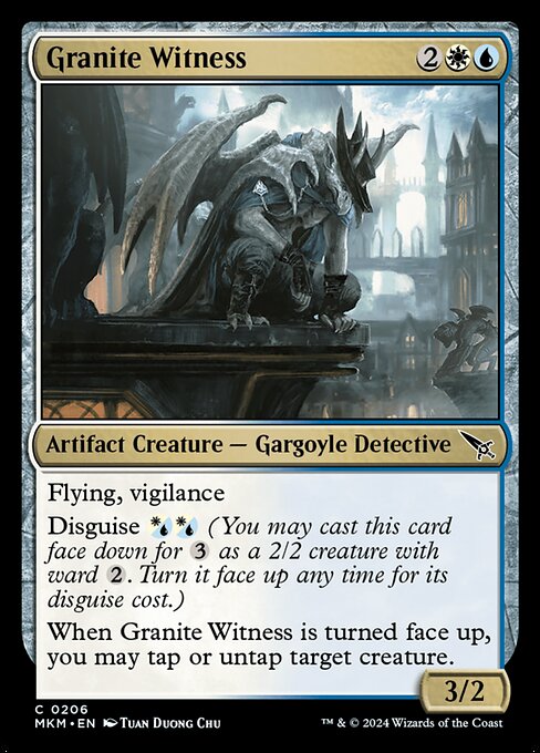 Granite Witness highlighted card art