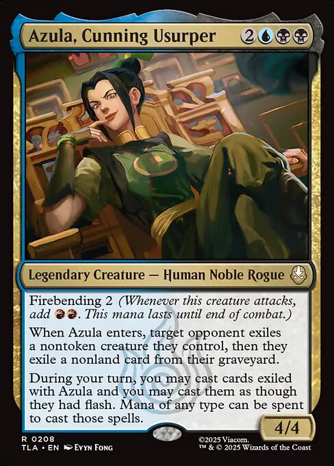 Azula, Cunning Usurper from Avatar: The Last Airbender