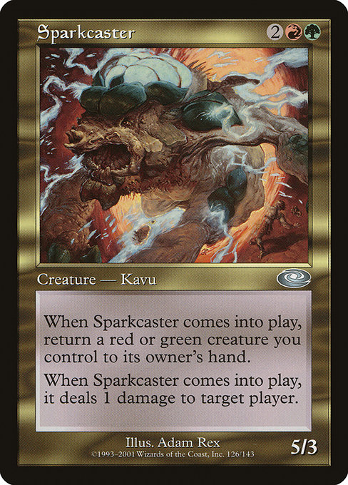 Sparkcaster highlighted card art