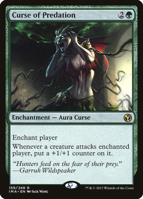 Curse of Predation from Iconic Masters
