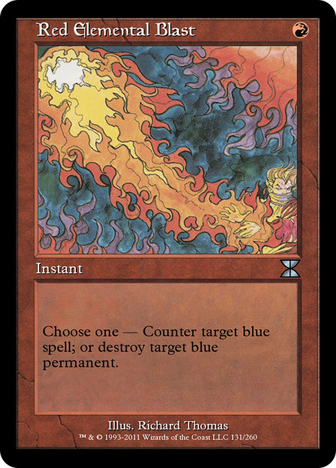Red Elemental Blast from Masters Edition IV
