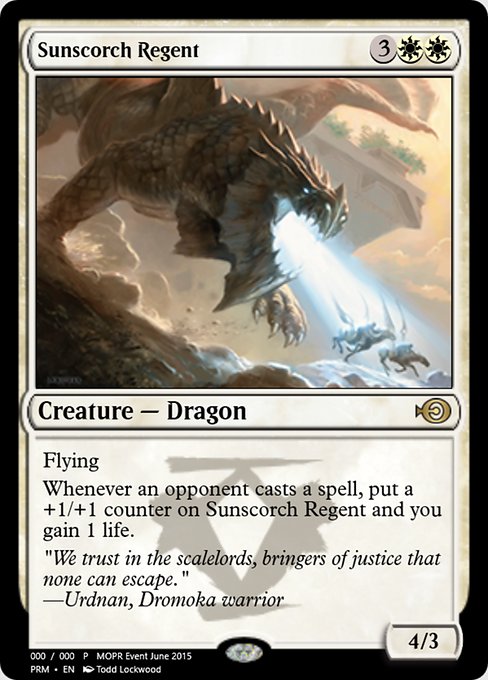 Sunscorch Regent from Magic Online Promos