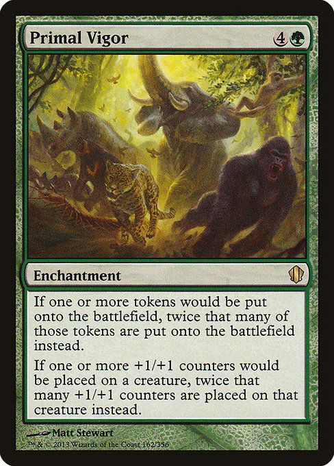 Primal Vigor from Commander 2013