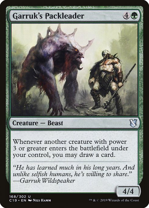 Garruk's Packleader from Commander 2019