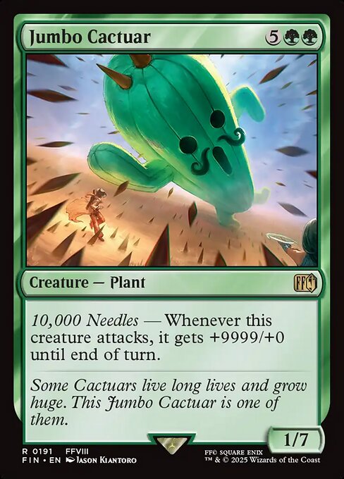 Jumbo Cactuar from Final Fantasy