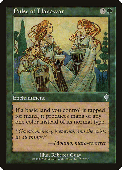 Pulse of Llanowar highlighted card art