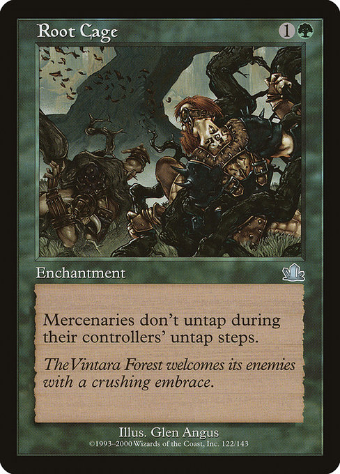 Root Cage highlighted card art