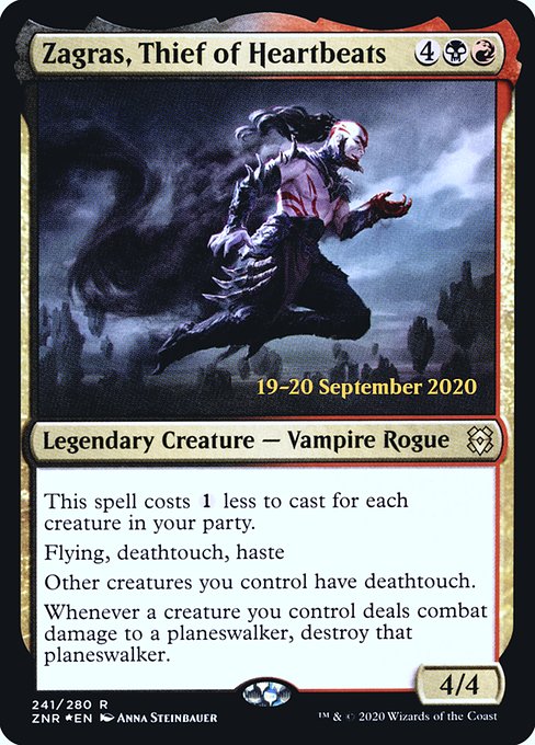 Zagras, Thief of Heartbeats from Zendikar Rising Promos
