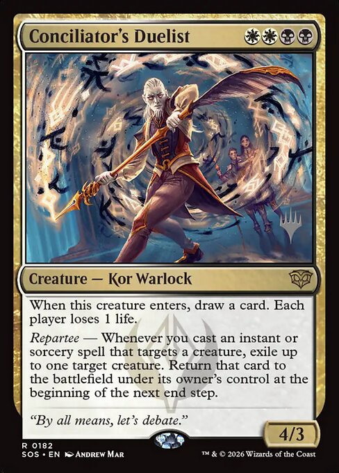 Conciliator's Duelist from Secrets of Strixhaven Promos