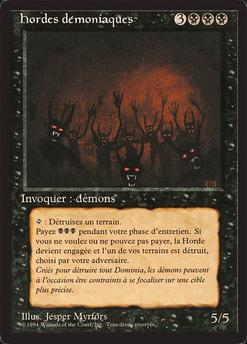 Demonic Hordes from Foreign Black Border