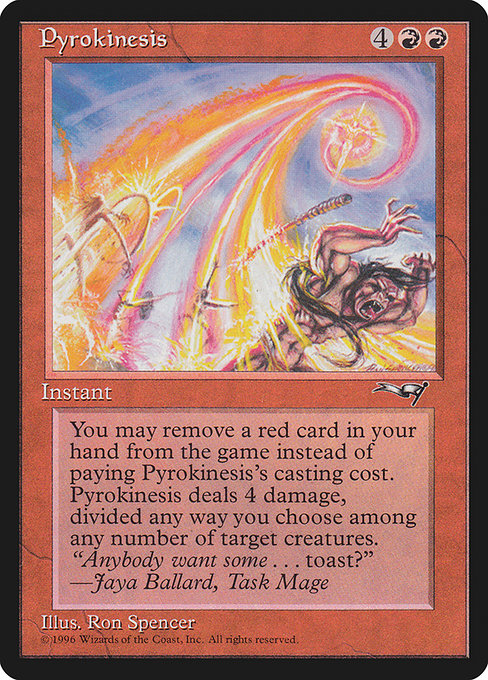 Pyrokinesis from Alliances