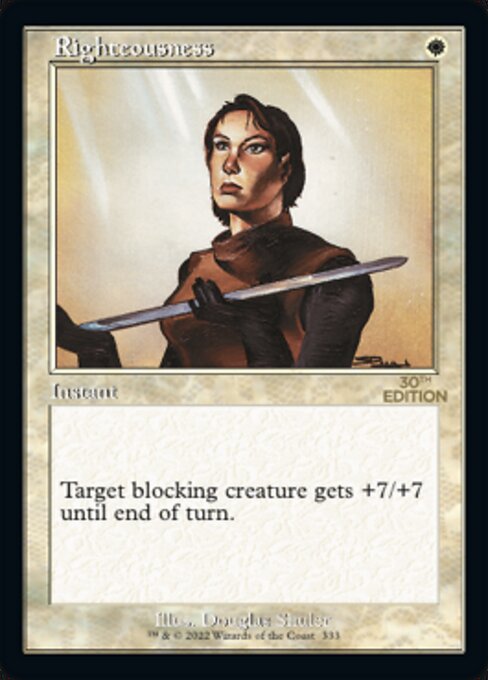 Righteousness from 30th Anniversary Edition