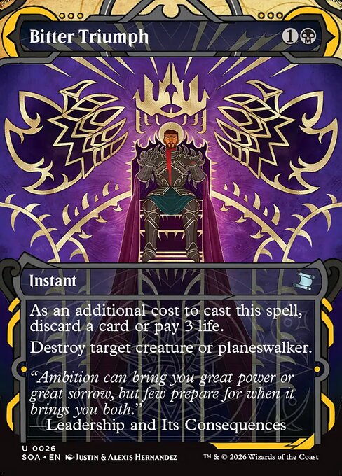 Bitter Triumph highlighted card art