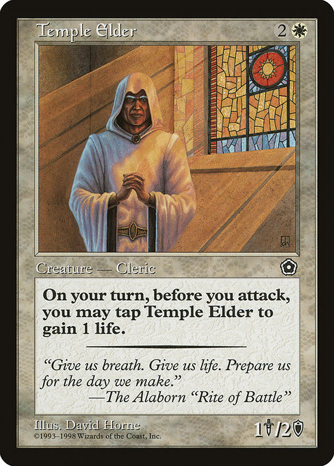 Temple Elder highlighted card art