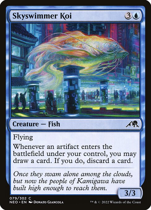 Skyswimmer Koi highlighted card art