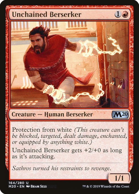 Unchained Berserker from Core Set 2020