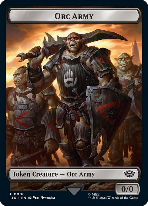 Orc Army from Tales of Middle-earth Tokens