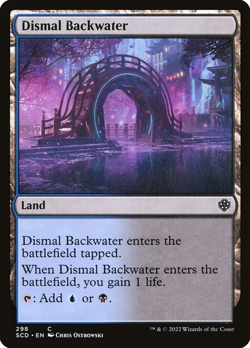 Dismal Backwater from Starter Commander Decks
