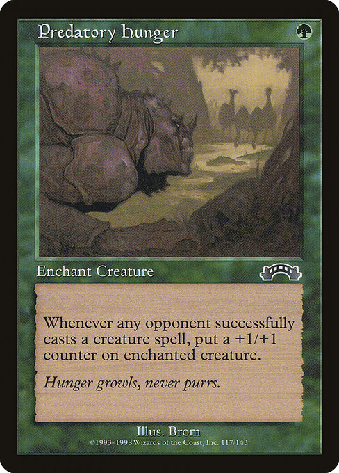 Predatory Hunger highlighted card art