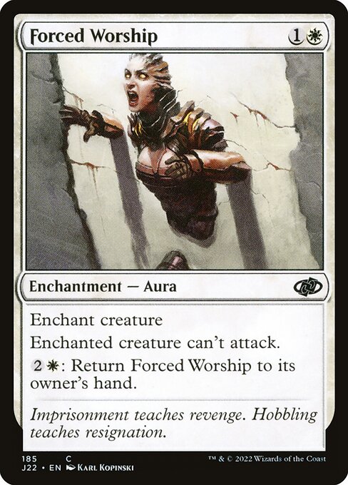 Forced Worship highlighted card art