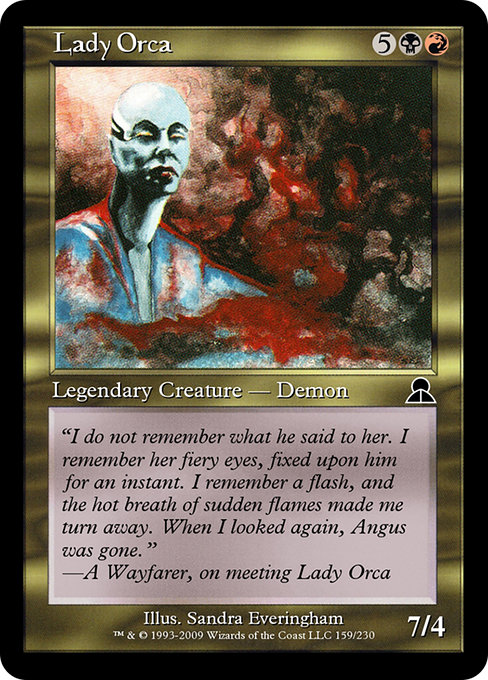 Lady Orca highlighted card art