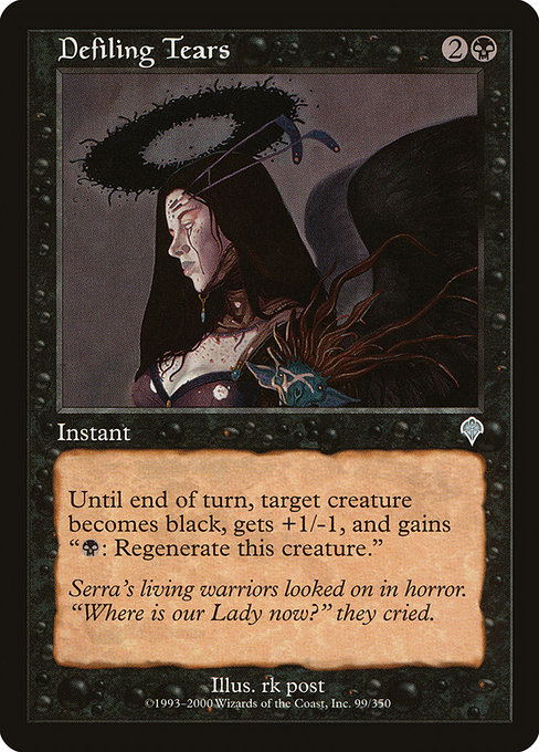 Defiling Tears highlighted card art