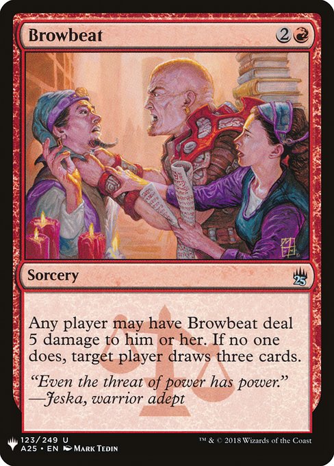 Browbeat highlighted card art