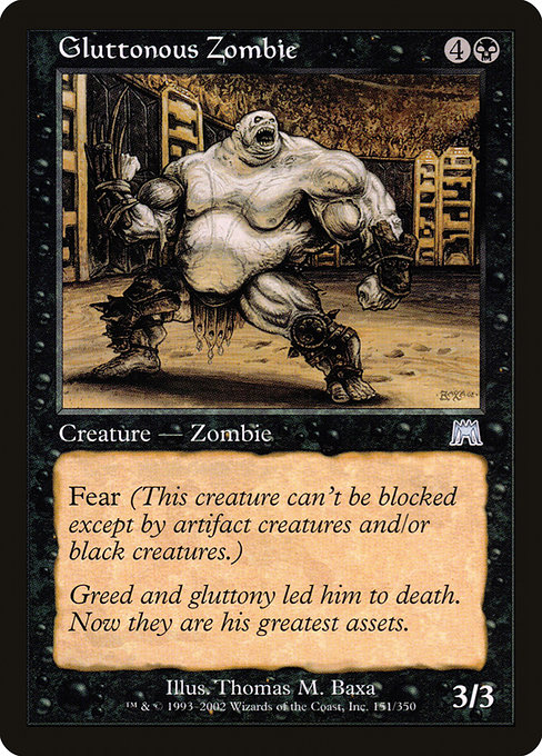 Gluttonous Zombie from Onslaught
