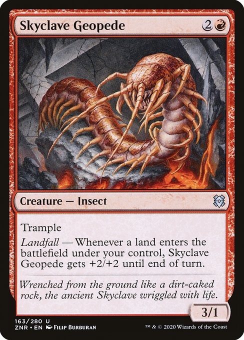 Skyclave Geopede from Zendikar Rising