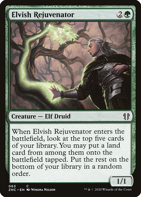 Elvish Rejuvenator from Zendikar Rising Commander