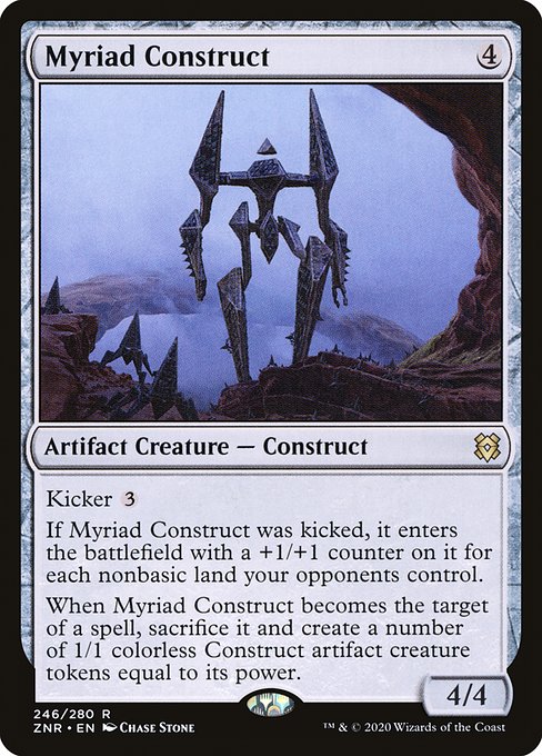 Myriad Construct from Zendikar Rising