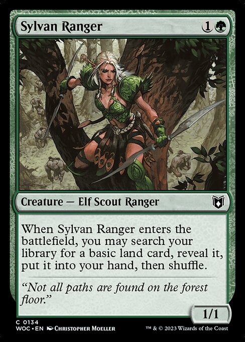 Sylvan Ranger from Wilds of Eldraine Commander