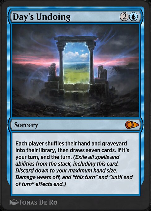 Day's Undoing from Pioneer Masters