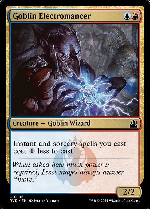 Goblin Electromancer from Ravnica Remastered