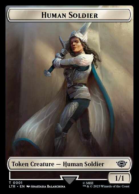 Human Soldier from Tales of Middle-earth Tokens