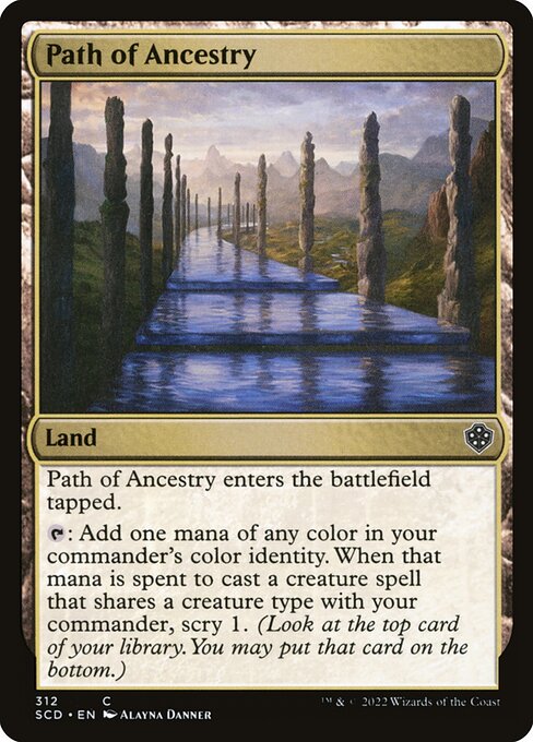 Path of Ancestry from Starter Commander Decks