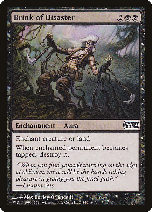 Brink of Disaster highlighted card art